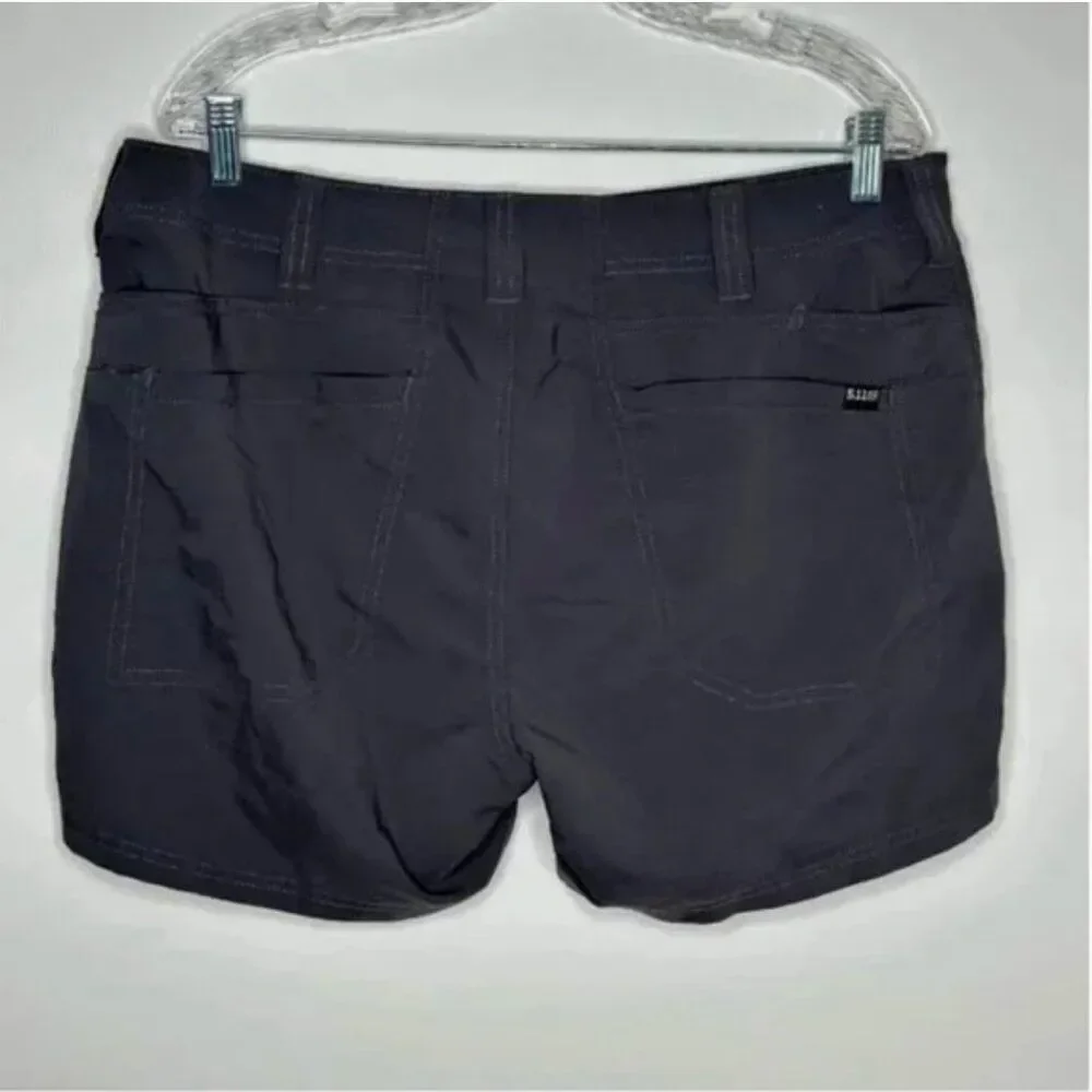 5.11 Tactical Women's Gray Flat Front Shorts Size 14